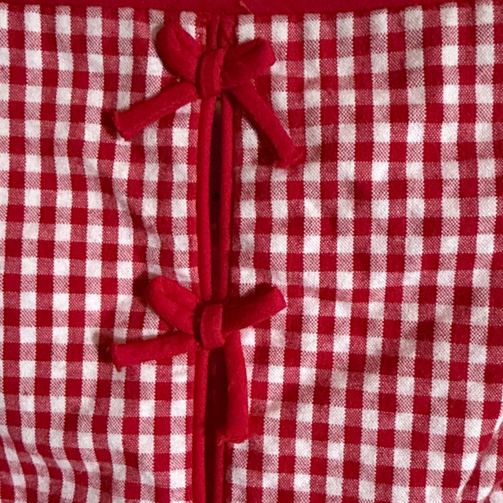 Rachel Zoe Red Gingham Maxi Dress - Picture 8 of 9